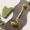 huefull Genuine Jade Roller & Gua Sha Set for Face, Cooling ...
