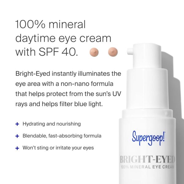 Supergoop! Bright-Eyed Mineral Eye Cream, 0.5 fl oz - SPF 40...