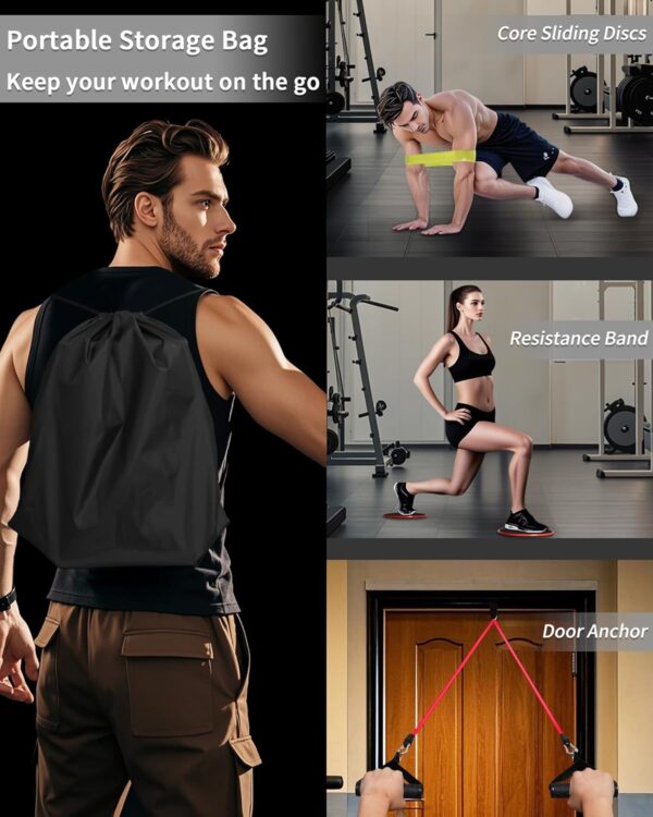 Home Gym Exercise Equipment - Portable Workout System 17 Fit...