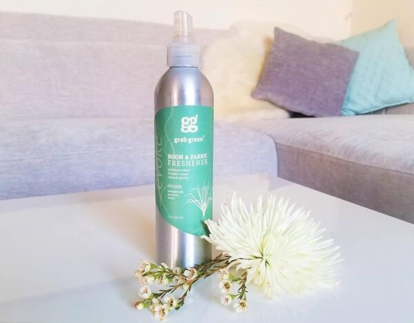 Grab Green Room and Fabric Freshener, 7 Ounce (Pack of 3), V...