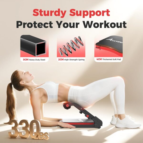 Ab Machine,Sit Up Machine & Core Exercise Equipment, Ab Work...