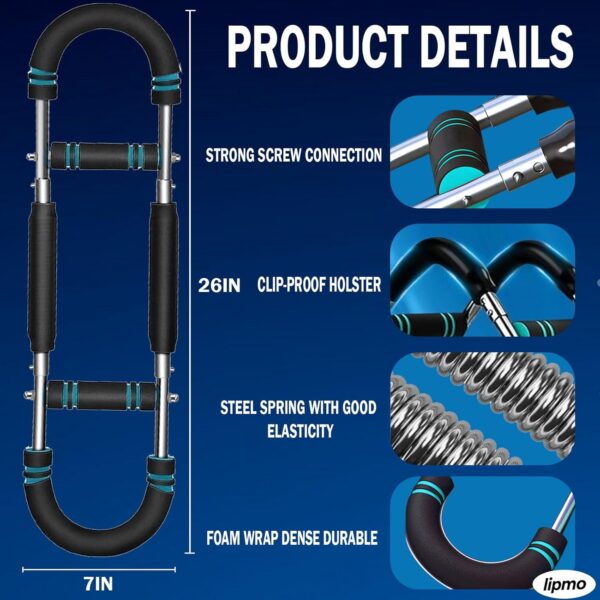 Twister Arm Trainer, 40-100lb Adjustable Chest Workout Equip...