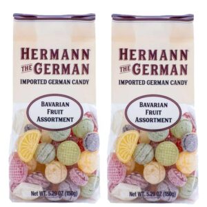 Hermann the German Hard Candy - Imported - Pack of 2 (Bavari...