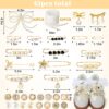 AIERSA Shoes Charms for Sneakers Socks, 43pcs Pearl Shoe Lac...