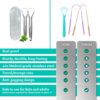 GuruNanda Tongue Scraper for Adults (2 Pack) with Travel Cas...