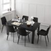 Giantex Dining Table for 6, Rectangular Kitchen Table with 3...