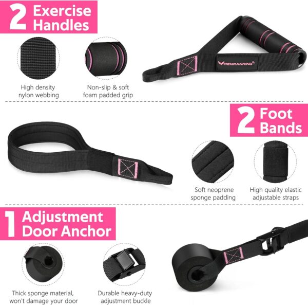 Pilates Bar Kit with Resistance Bands, Multifunctional Pilat...