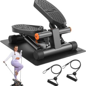 Niceday Steppers for Exercise, Mini Stair Stepper with Resis...