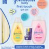 Johnson's First Touch Baby Gift Set, Baby Bath, Skin & Hair ...