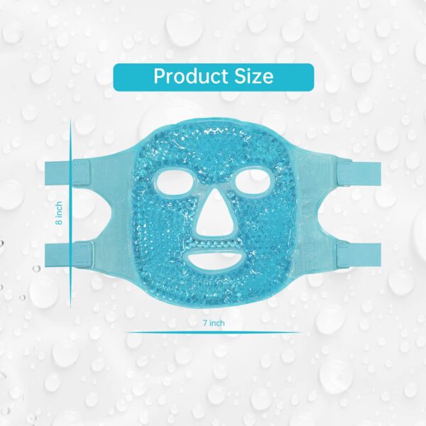ZNÖCUETÖD Cold Face Eye Mask Ice Pack Reduce Facial Puff, Da...