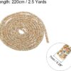 MECCANIXITY 2.5 Yard 7mm 0.28 inch Glitter Sequins Rope Sequ...