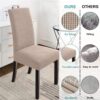 NORTHERN BROTHERS Dining Chair Covers Seat Parson Chair Slip...