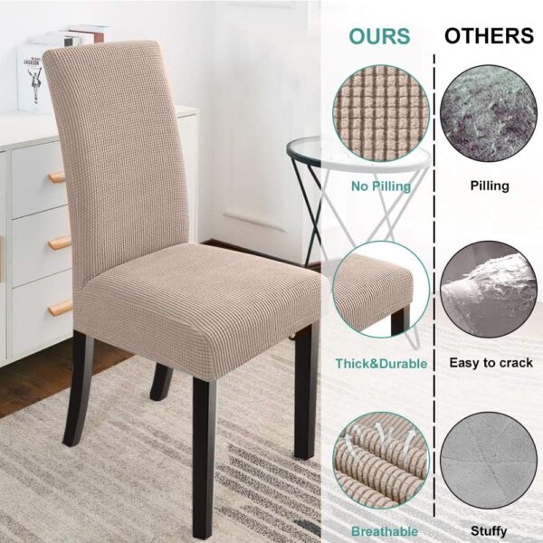 NORTHERN BROTHERS Dining Chair Covers Seat Parson Chair Slip...