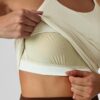 Womens Crop Tank Tops Seamless Yoga Sports Bra Padded Workou...