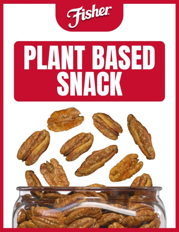 Fisher Snack Glazed Pecans Candied, 24 oz (Pack of 1), Junio...