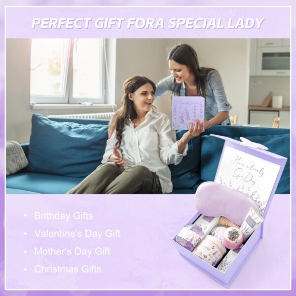 Lavender Spa Gifts Set, 11 Pcs Bath Gift Set for Women, Rela...