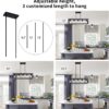 Espird Farmhouse Dining Room Light Fixture - 5 Light Matte B...