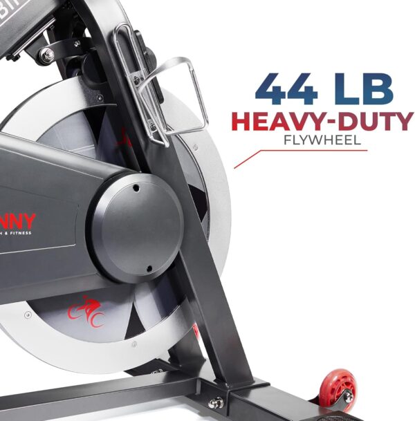 Sunny Health & Fitness Magnetic Belt Drive Indoor Cycling Bi...