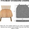 Chair Cushions for Dining Chairs 6 Pack - Kitchen Chair Cush...