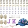 sheoklips 88 Pcs DIY Charms for Socks Safety Brooch Pins Soc...
