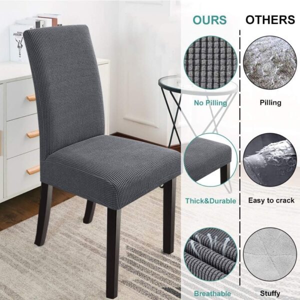 NORTHERN BROTHERS Chair Covers for Dining Room Set of 6, Str...