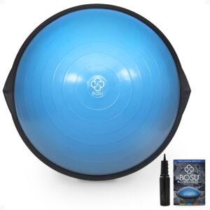 Bosu Balance Ball Exercise Trainer, Home Gym Equipment w/ Gu...