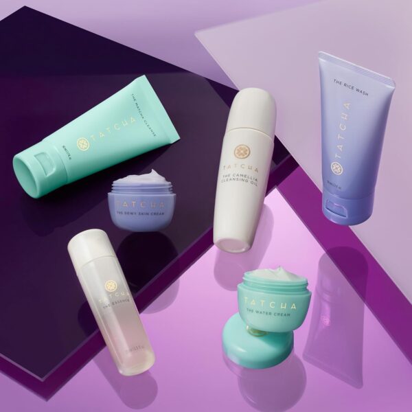 Tatcha Mini Favorites Set, Travel size Cleansers, Essence, a...