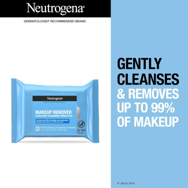 Neutrogena Makeup Remover Wipes, Daily Facial Cleanser Towel...