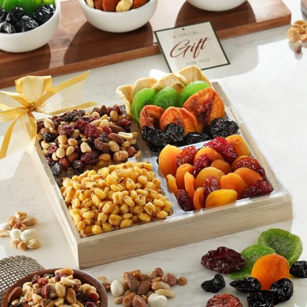Broadway Basketeers Dried Fruit Gift Tray, Gift Box Arrangem...