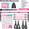 Pilates Bar Kit with Resistance Bands, Multifunctional Pilat...