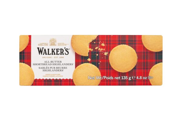 Walker's Shortbread Highlanders, All-Butter Shortbread Cooki...
