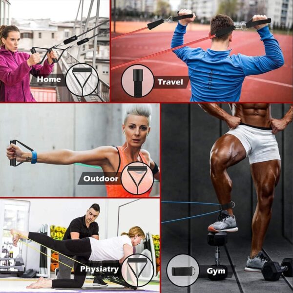 VEICK Resistance Bands, Exercise Bands, Workout Bands, Resis...