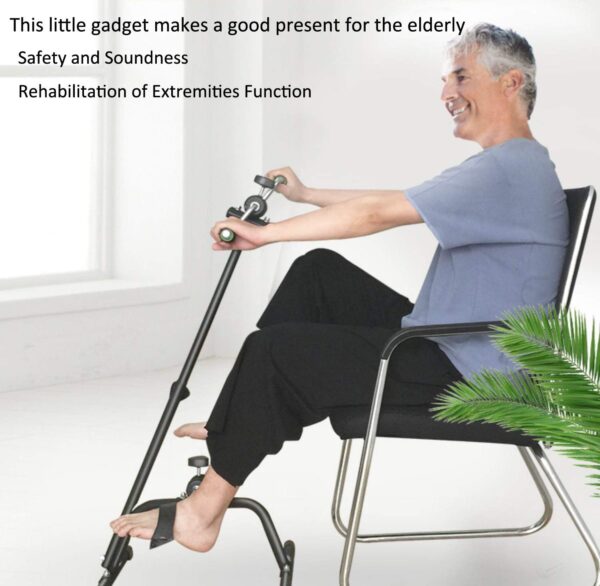Pedal Exerciser Bike Hand Arm Leg and Knee Peddler Adjustabl...