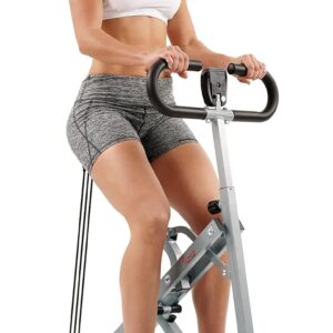 Sunny Health & Fitness Row-N-Ride Squat Assist Trainer, Fold...