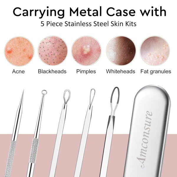 Amconsure Facial Steamer - Nano Ionic Face Steamer Warm Mist...