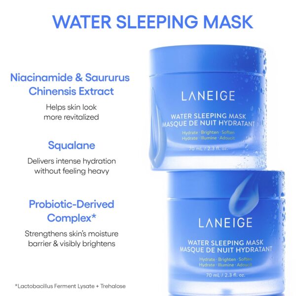 LANEIGE Water Sleeping Mask: Hydrating Korean Overnight Mask...