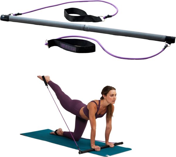 Gaiam Restore Pilates Bar Reformer Kit - Home Fitness Equipm...