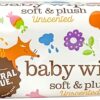 Natural Value All Natural Soft & Gentle Baby Wipes, 80 Wipes...