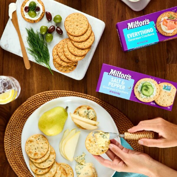 Milton's Gourmet Crackers, Everything - Non-GMO Project Veri...