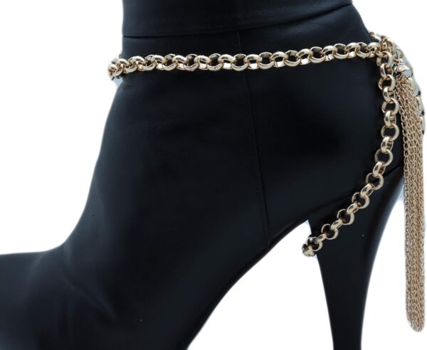 TrendyFashionJewelry TFJ Women Jewelry Boot Bracelet Gold Me...