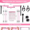 Pilates Bar Kit with Resistance Bands,Pilates Bar with Stack...