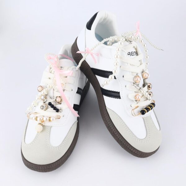 28Pcs Shoe Charms for Sneakers Bow Shoe Lace Charms Junk Soc...