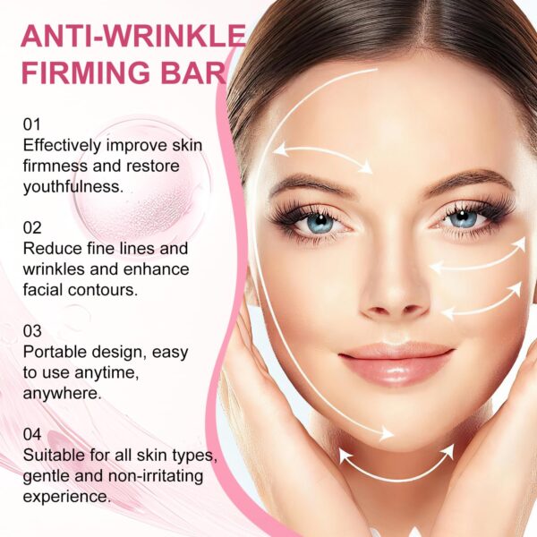 (2 Pack) Anti-Wrinkle Firming Bar, Compact Anti Wrinkle Bar,...