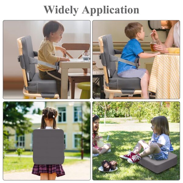 Toddler Booster Seat for Dining Table, Non-Slip Kitchen Chai...