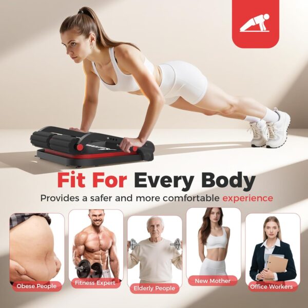 Ab Machine,Sit Up Machine & Core Exercise Equipment, Ab Work...