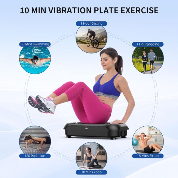 Vibration Plate Exercise Machine - CrazyFeb Vibration Plate ...