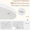 Tribesigns Round Dining Table Wood Kitchen Table for Dining ...