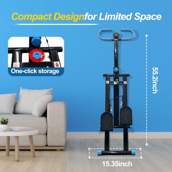 Stair Stepper for Home Vertical Climber, Foldable Full Body ...