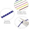 10 Yards 3 MM Rhinestone Chain Trim Crystal Close Trim for S...