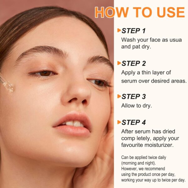 Premium 20% Vitamin C Serum For Face with Hyaluronic Acid, R...